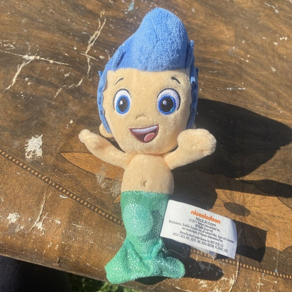 Nickelodeon Bubble Guppies Gil Plush 7" Toy NEW Kids Plush Toys